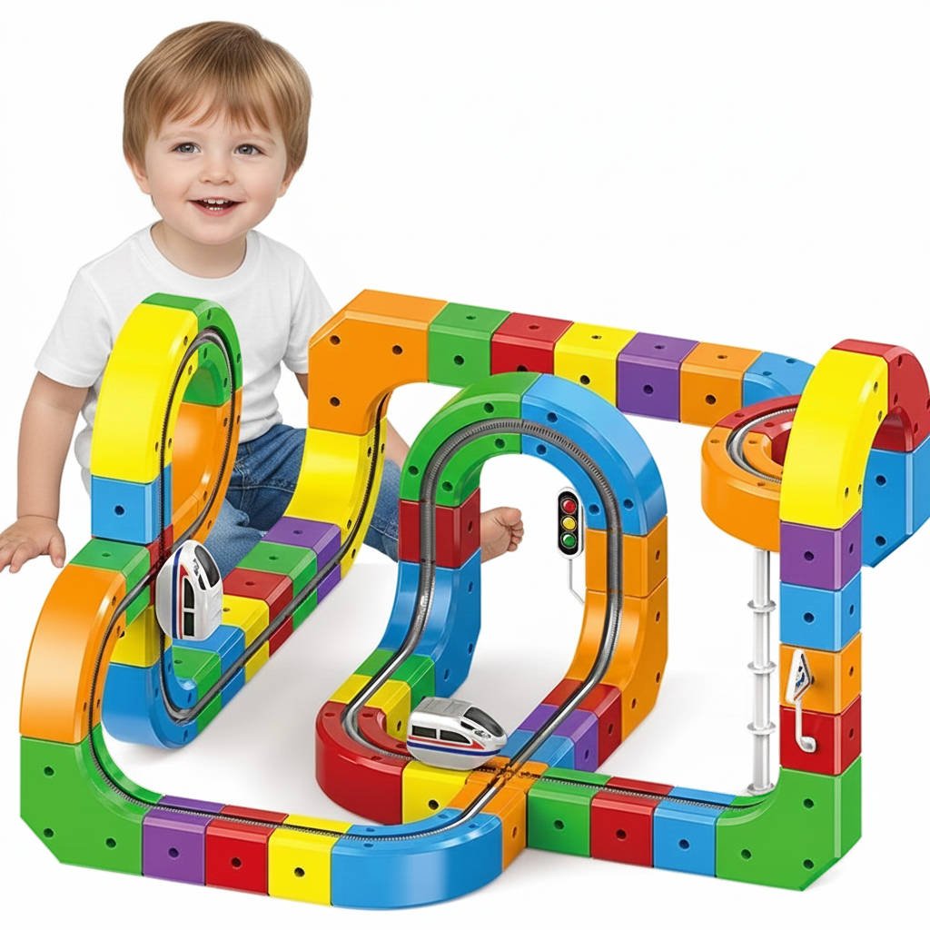 Magnetic Train Track Toy - TRENDVYO
