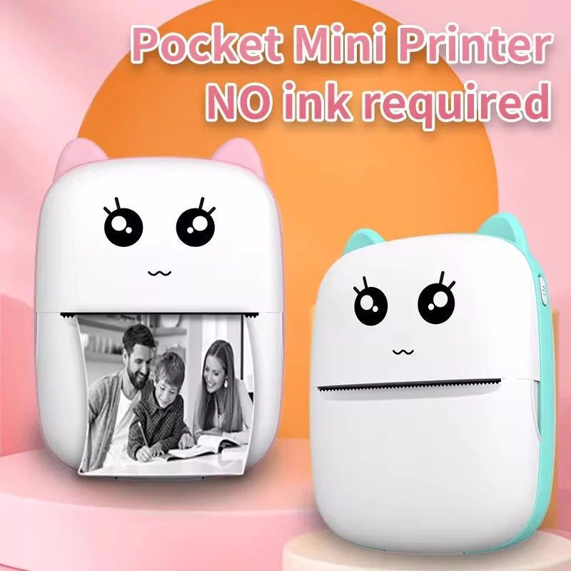 Mini Wireless Portable Thermal Label Printer - TRENDVYO