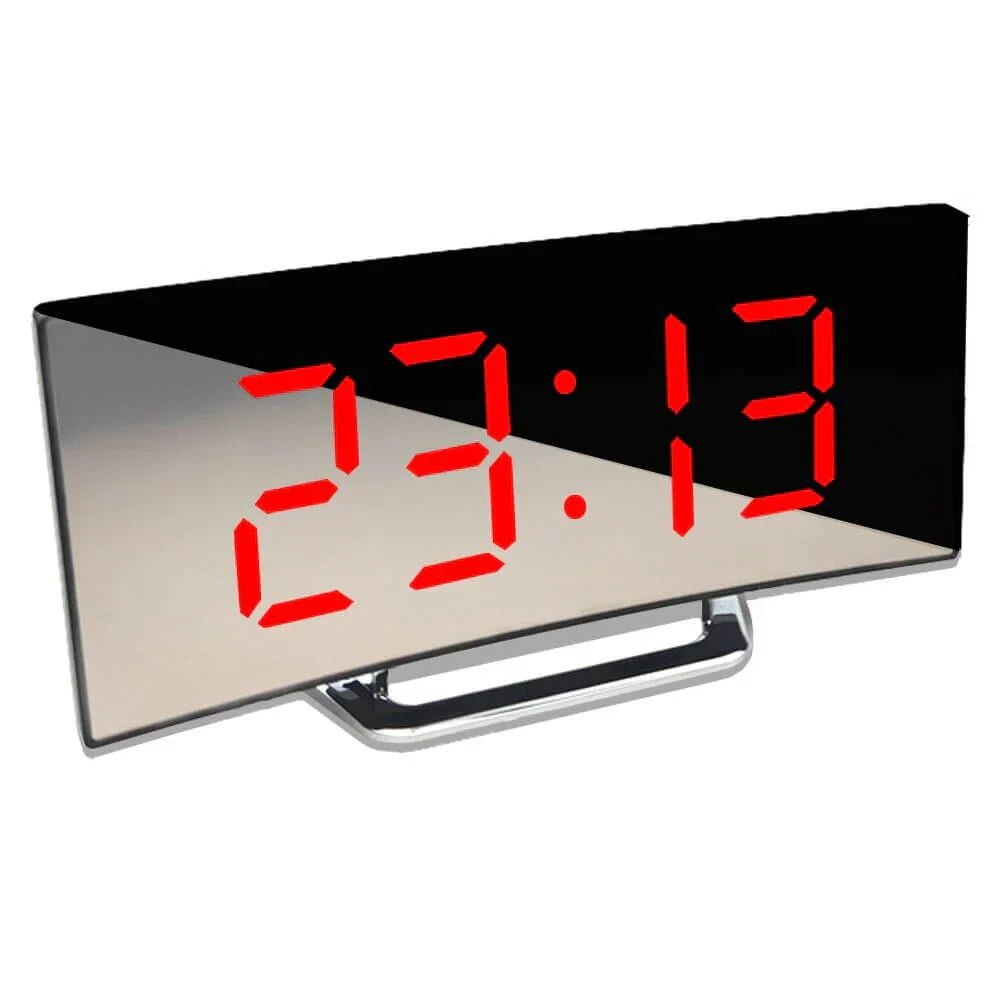Modern Curved LED Digital Clock - TRENDVYO