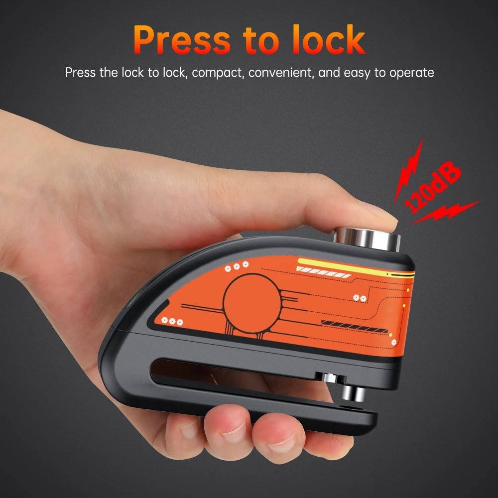 Motorcycle Disc Lock Alarm - TRENDVYO