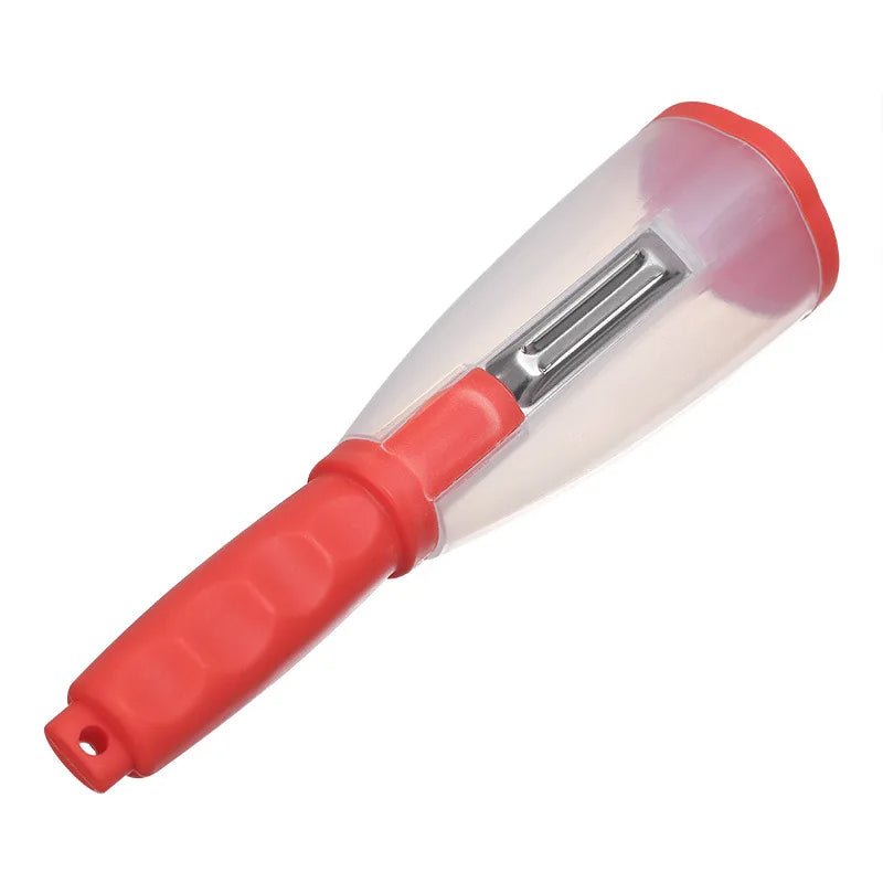 Multifunction Apple and Vegetable Peeler with Storage Tube - TRENDVYO