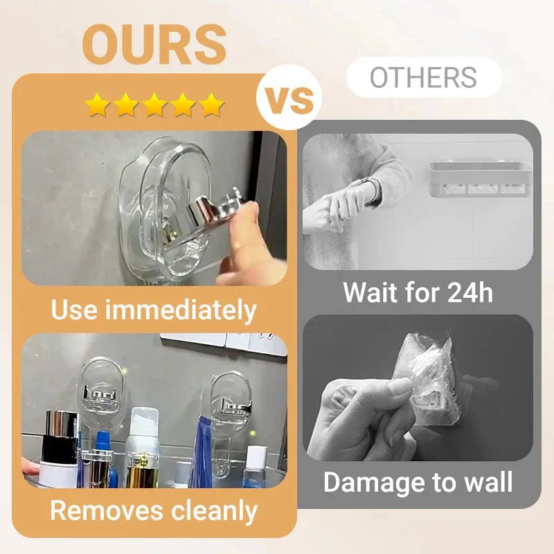 Multipurpose Suction Cup Storage Rack - TRENDVYO
