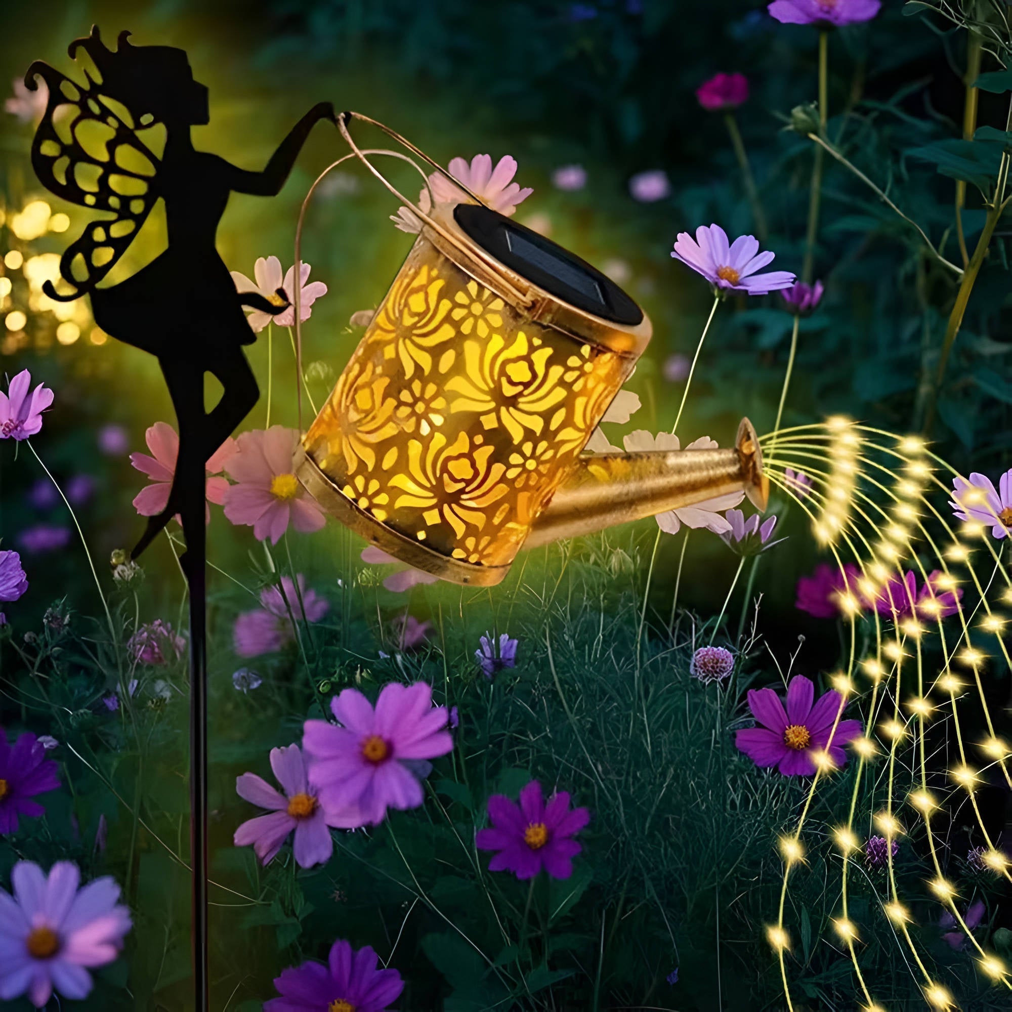 Outdoor Light Decorations Hanging Fairy Lamp - TRENDVYO
