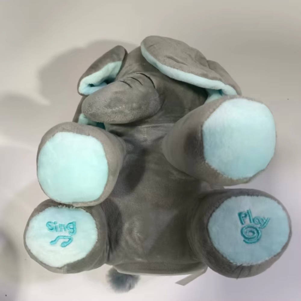 Peek a boo Talking Elephant toy - TRENDVYO