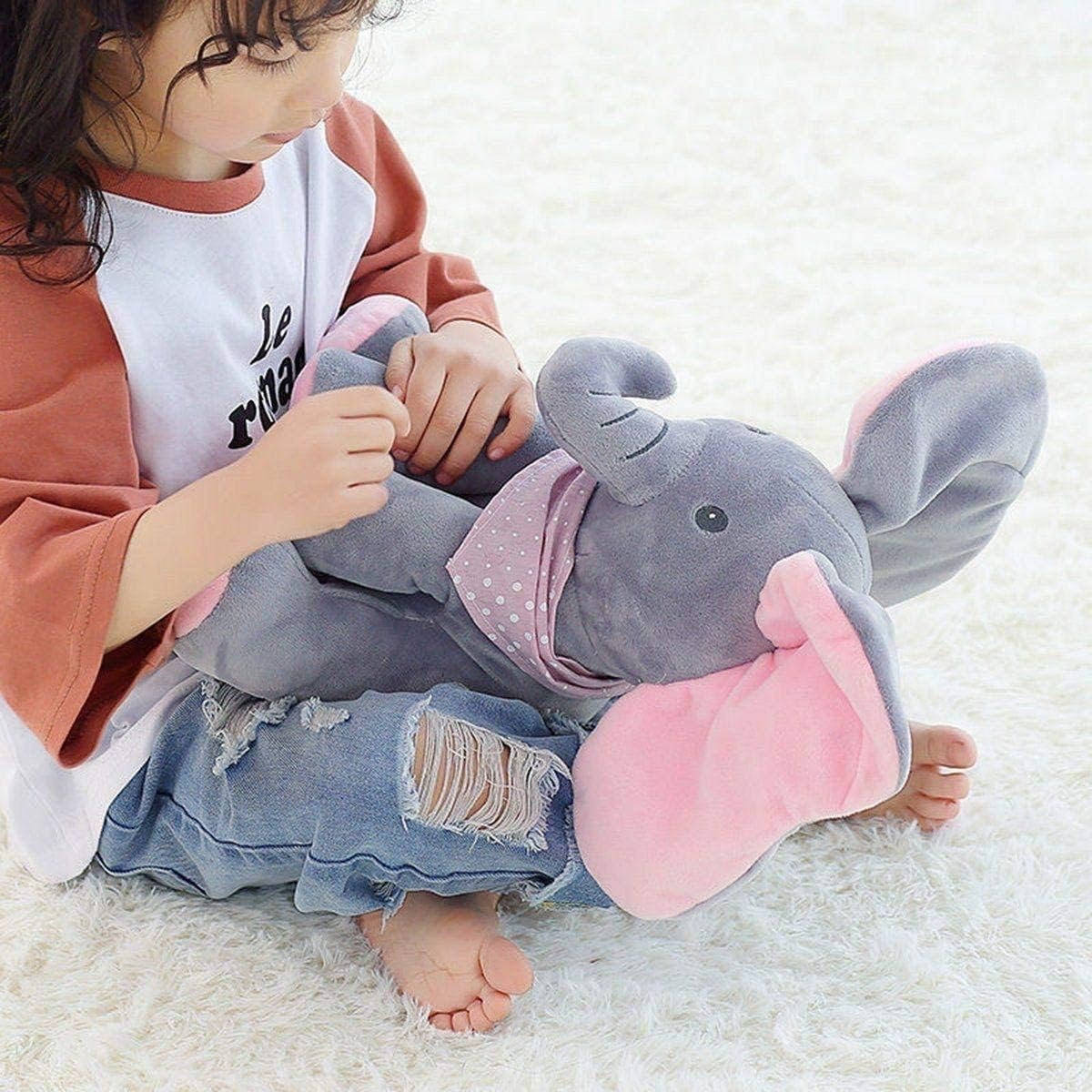 Peek a boo Talking Elephant toy - TRENDVYO