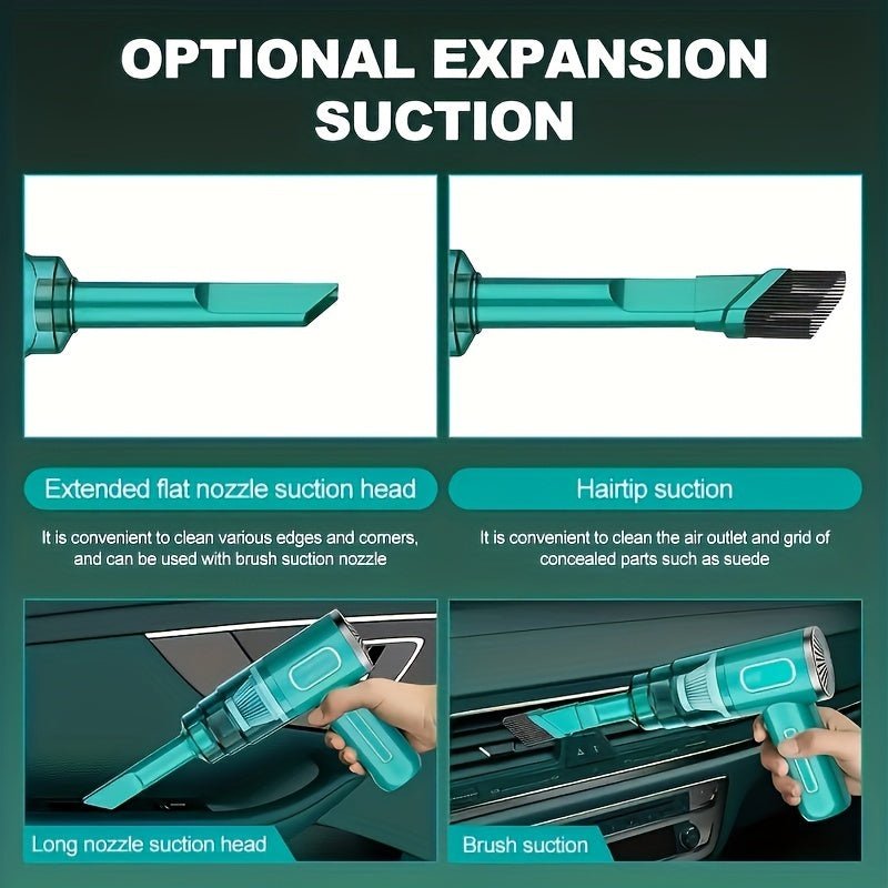 Portable USB Rechargeable Vacuum Cleaner for Car and Home - TRENDVYO