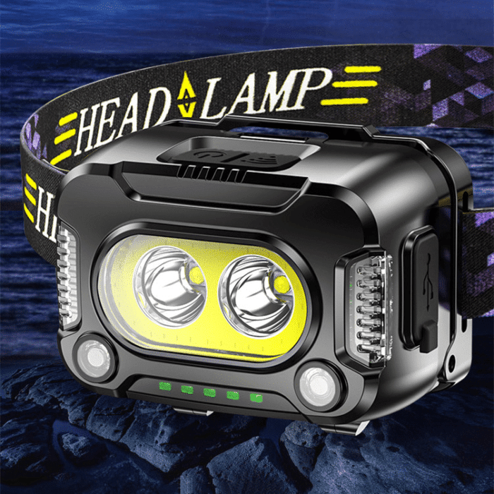 Powerful USB Rechargeable Headlamp - TRENDVYO