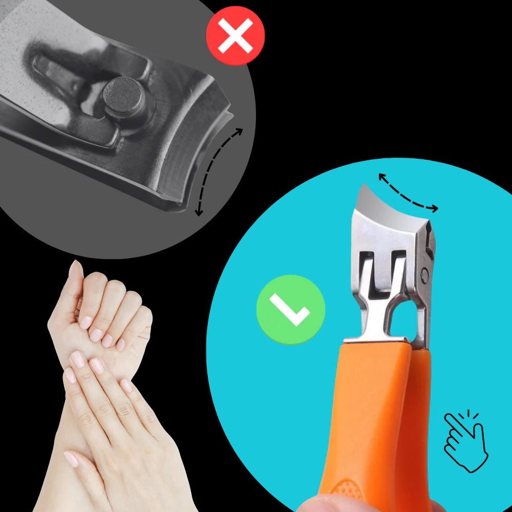 Precision Wide-Jaw Nail Clipper - TRENDVYO
