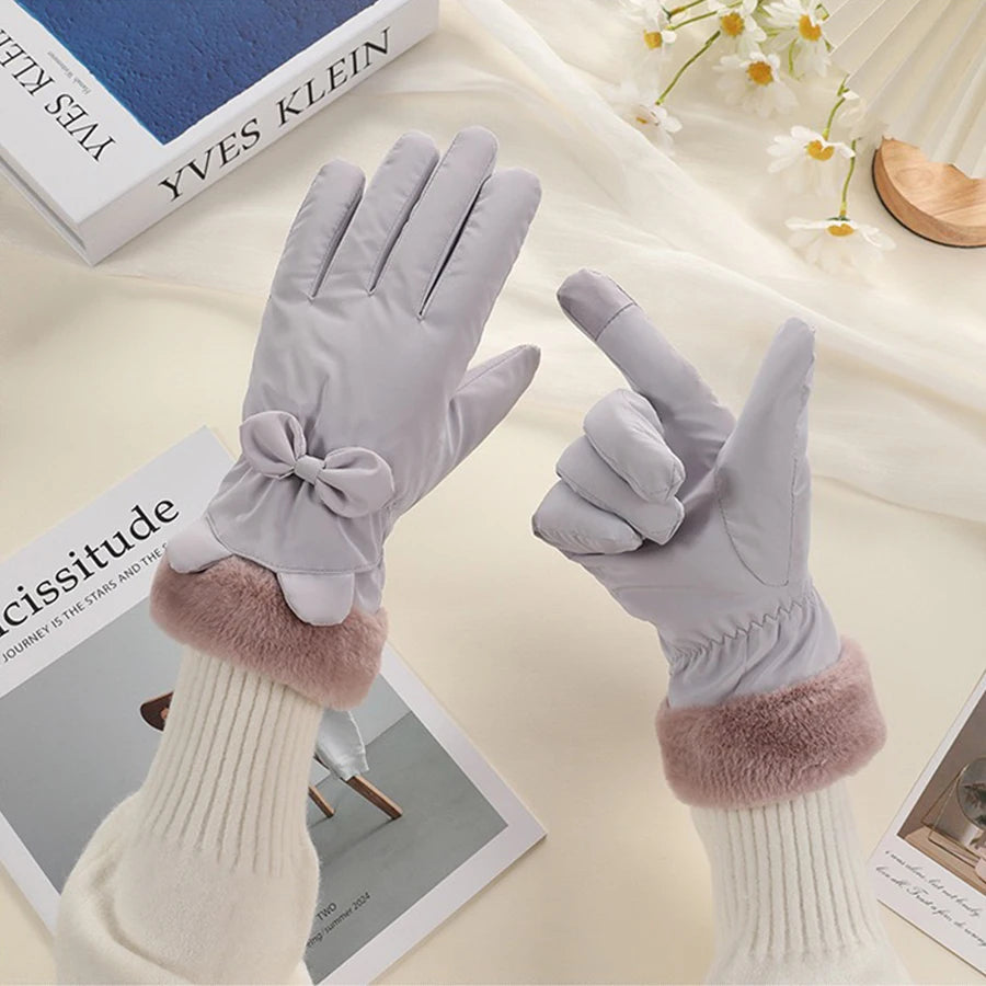 Guantes de Invierno con Pantalla Táctil Elegantes para Mujer