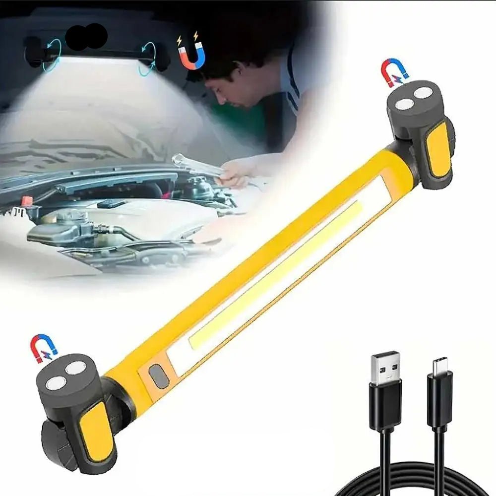 Rechargeable LED Work Light with Magnetic Base - TRENDVYO