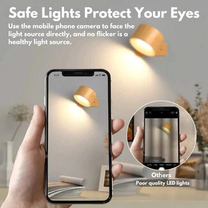 Rechargeable Wall Light with 360° Rotation - TRENDVYO