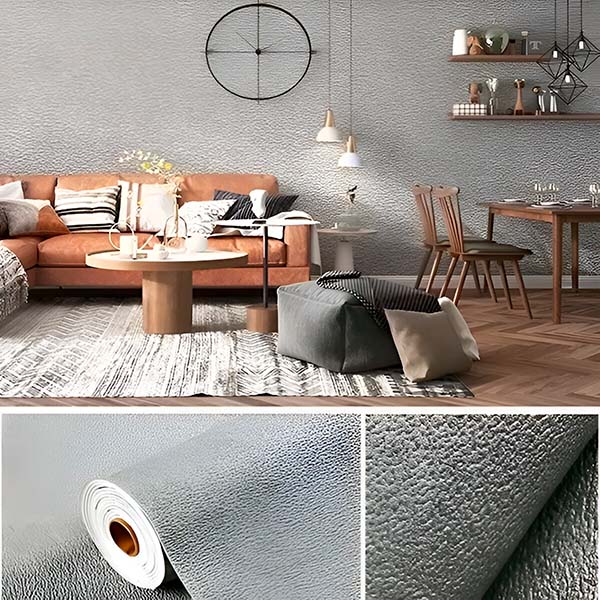 Self-Adhesive Textured Wallpaper - TRENDVYO