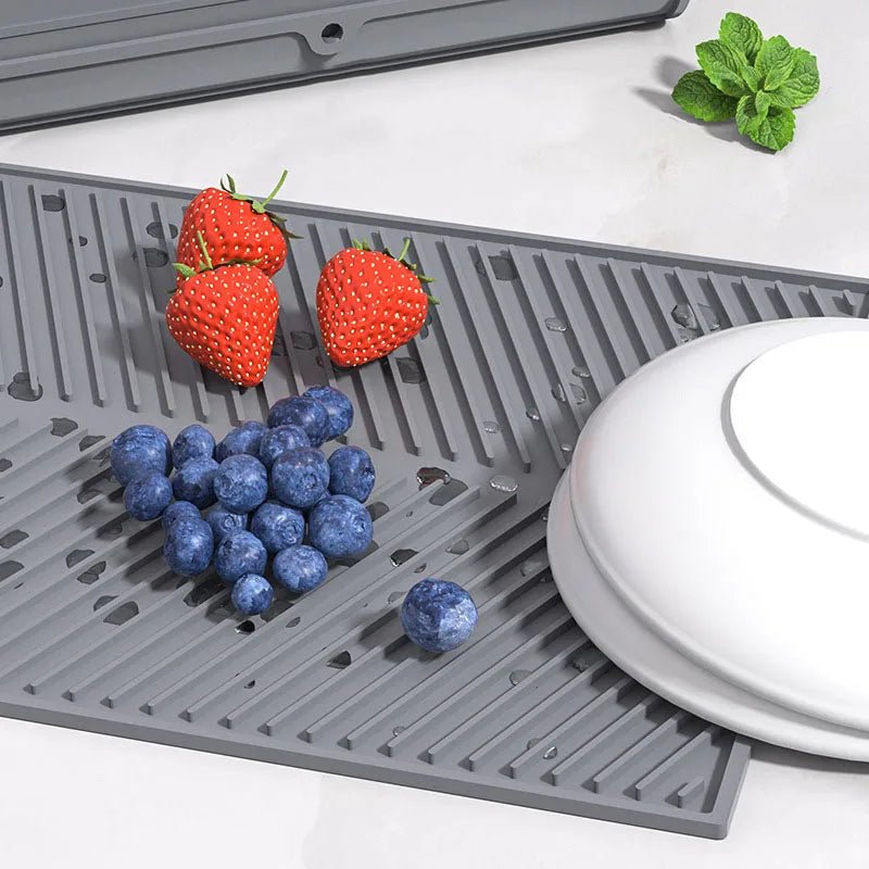 Silicone Countertop Dish Drying Mat - TRENDVYO