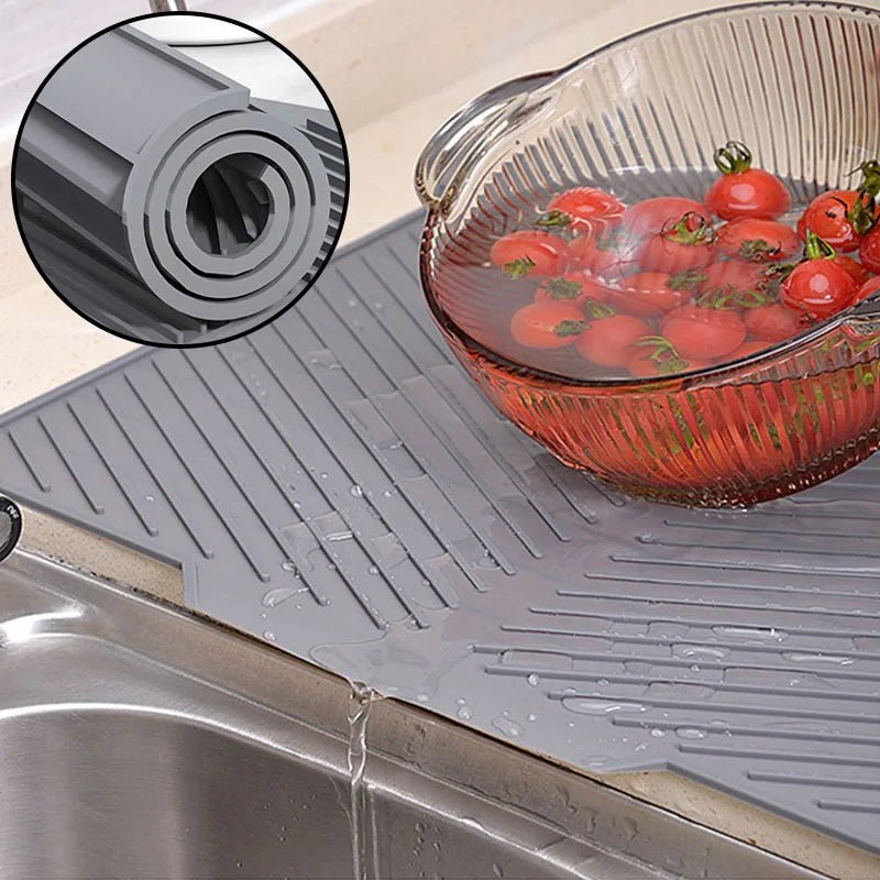 Silicone Countertop Dish Drying Mat - TRENDVYO