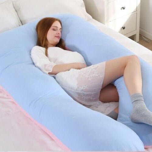 Sleeping Full Support Body Pillow - Ergonomic Design For Pregnancy, Shoulder & Back Pain - TRENDVYO