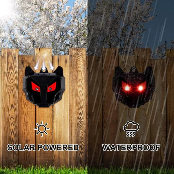 Solar Powered Outdoor Nocturnal Animal Repeller 2PCS - TRENDVYO