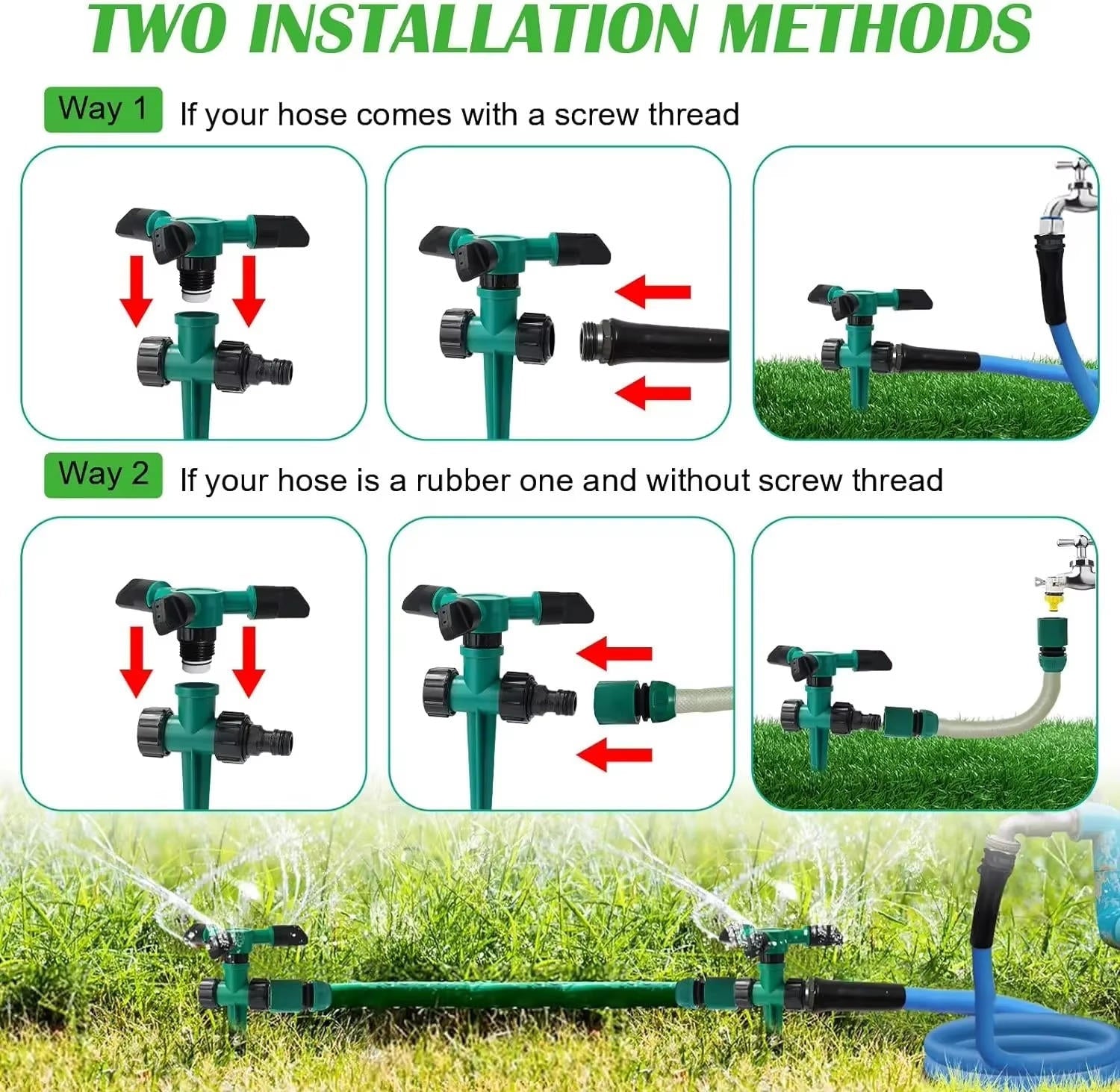 Sprinkler Systems For Gardens 5 Set - TRENDVYO