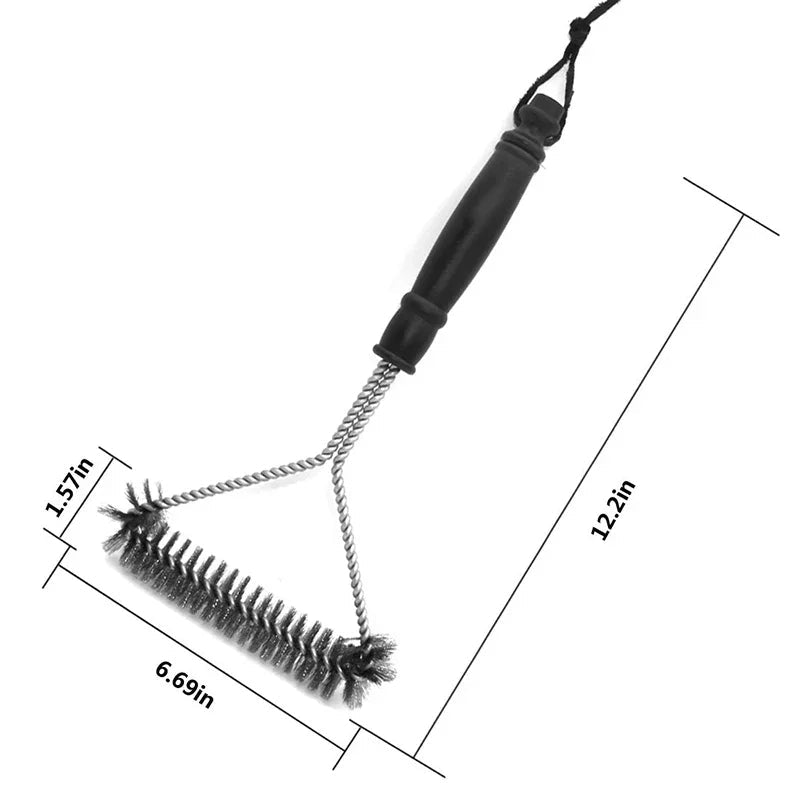 Stainless Steel Barbecue Grill Brush Cleaner - TRENDVYO