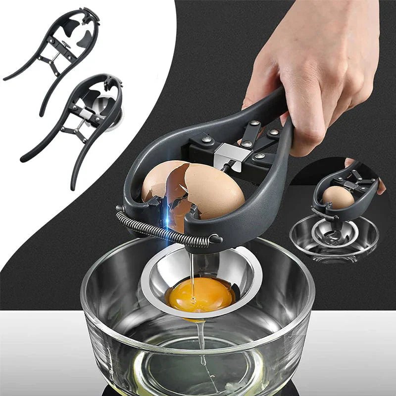 Stainless Steel Egg Cutter with Opening Mechanism - TRENDVYO