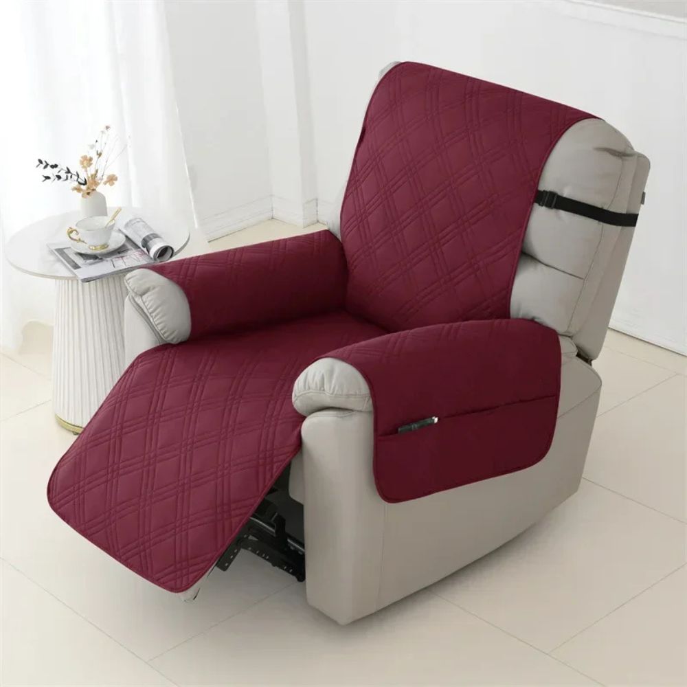 Waterproof Quilted Recliner Arm Chair Slip Cover - TRENDVYO