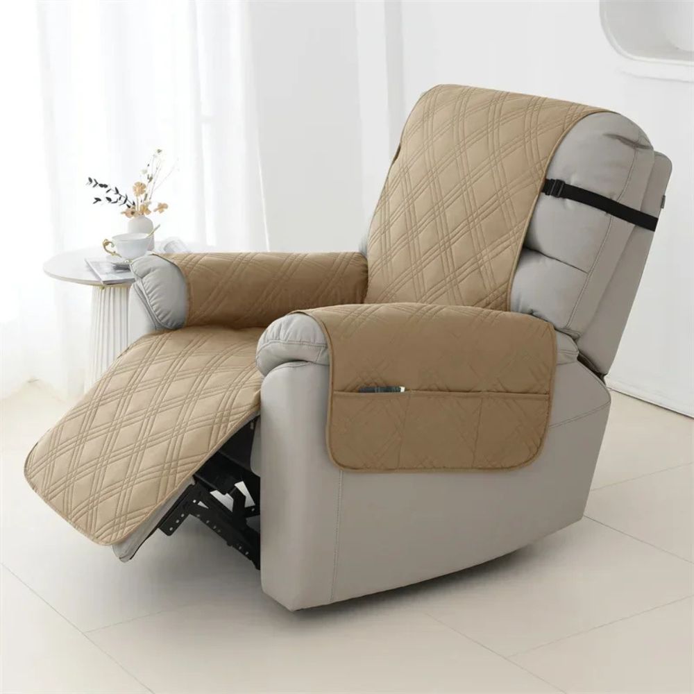 Waterproof Quilted Recliner Arm Chair Slip Cover - TRENDVYO