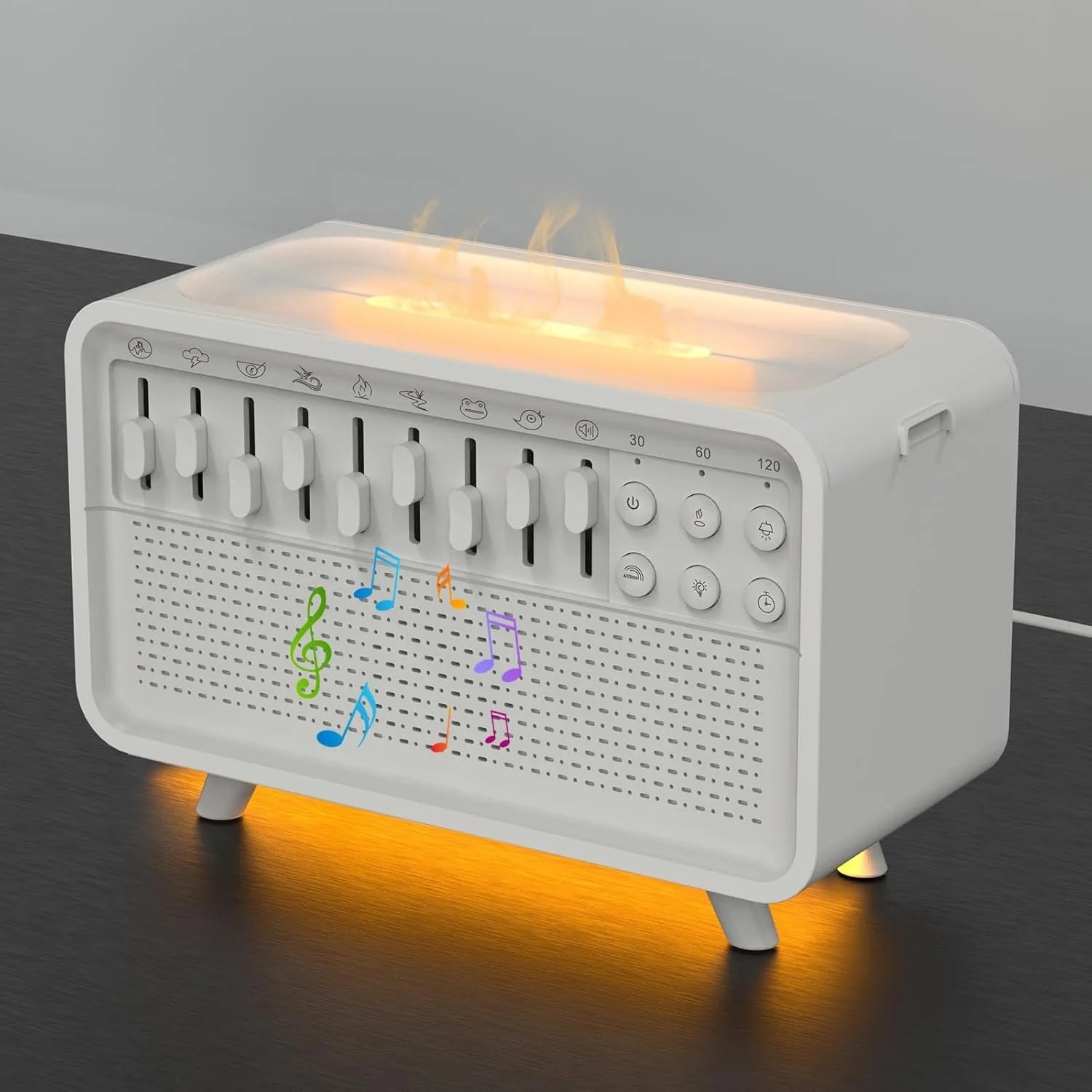 White Noise Machine with Humidifier and Night Light - TRENDVYO
