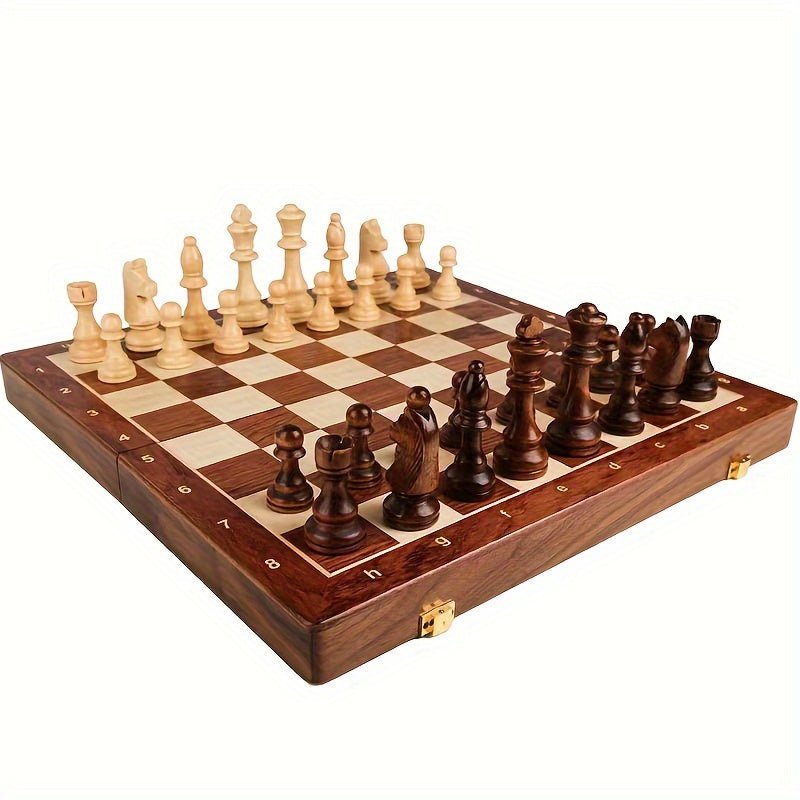 Wooden Chess Set - Perfect for Home and Travel - TRENDVYO
